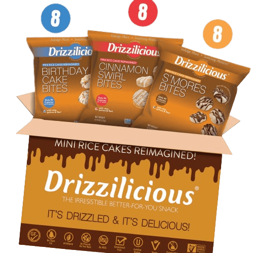 3 Flavor Variety [S'mores, Birthday, Cinnamon] .74oz - Drizzilicious