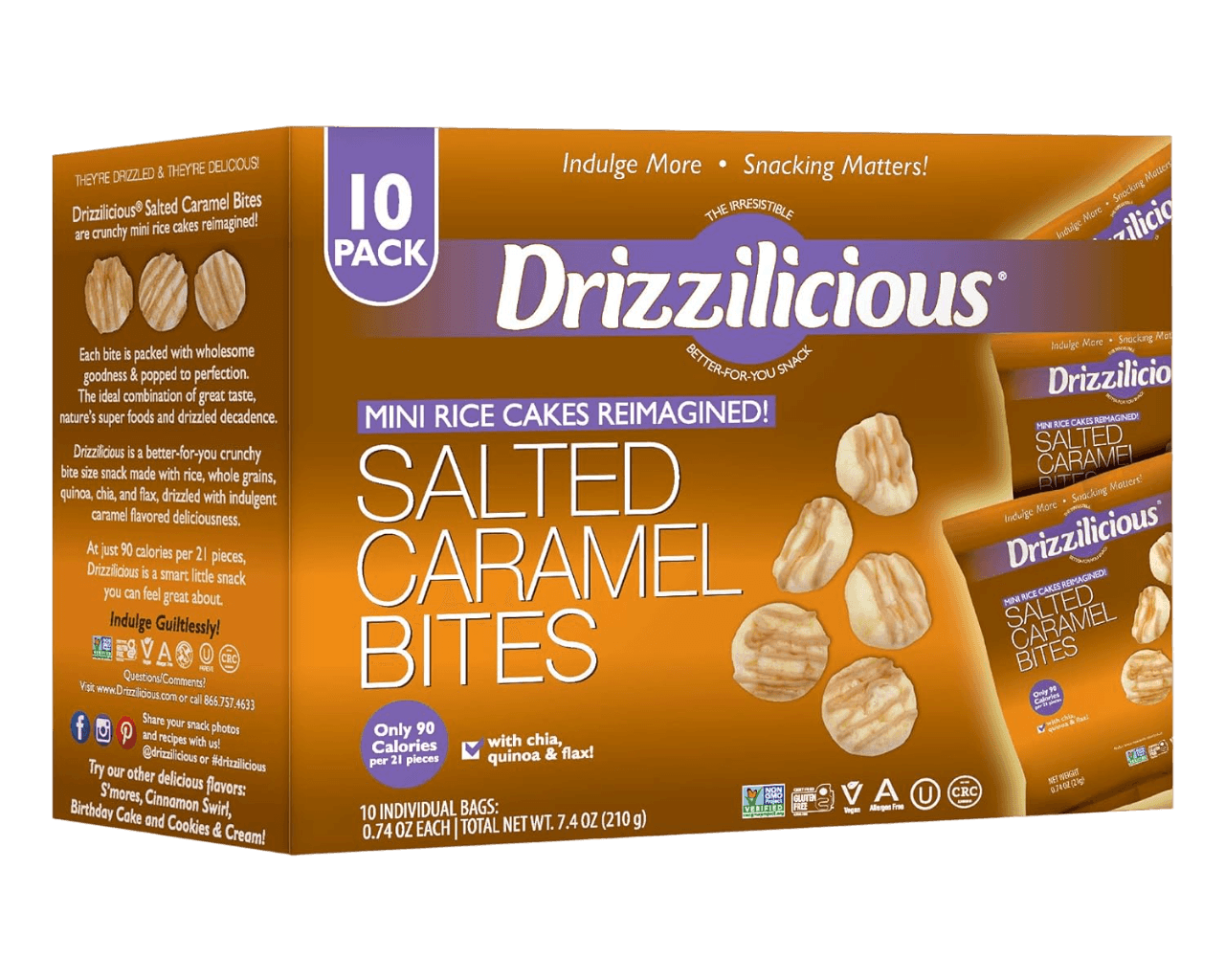 Salted Caramel .74oz 10pk - Drizzilicious