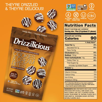Cookies & Cream 4oz - Drizzilicious
