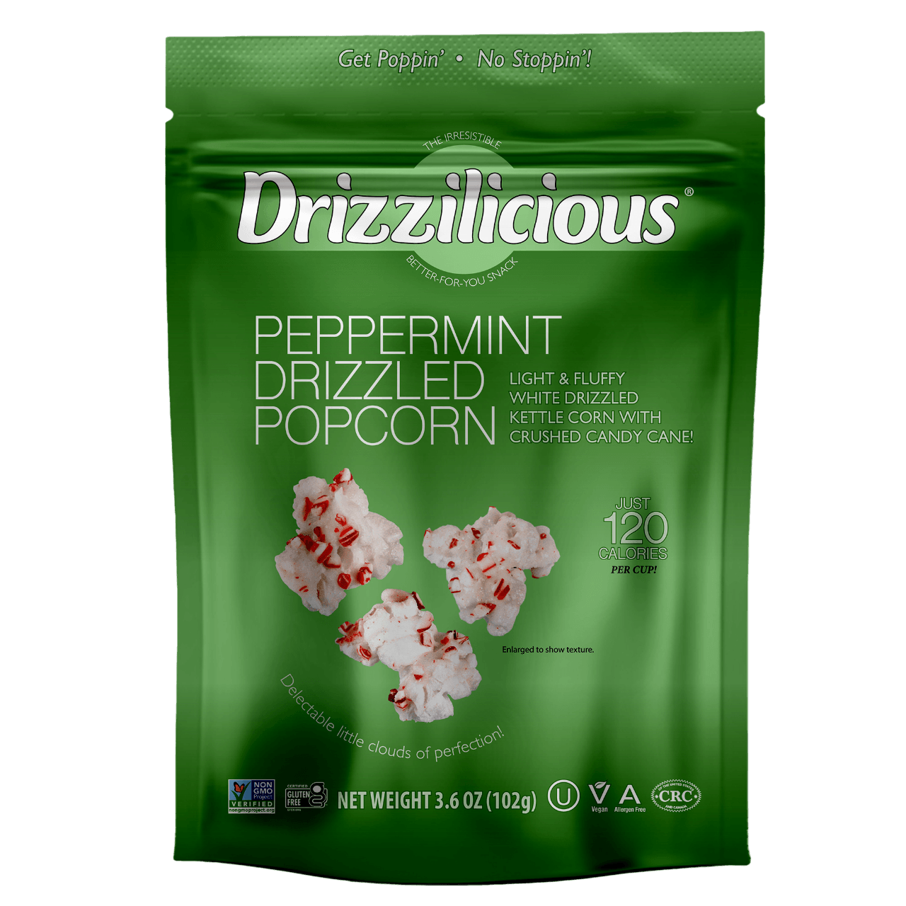 Peppermint Popcorn 3.6oz - Drizzilicious