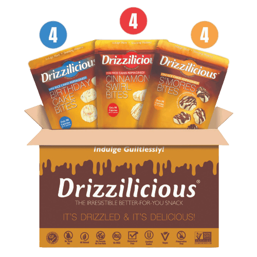 3 Flavor Variety [S'mores, Birthday, Cinnamon] 4oz - Drizzilicious