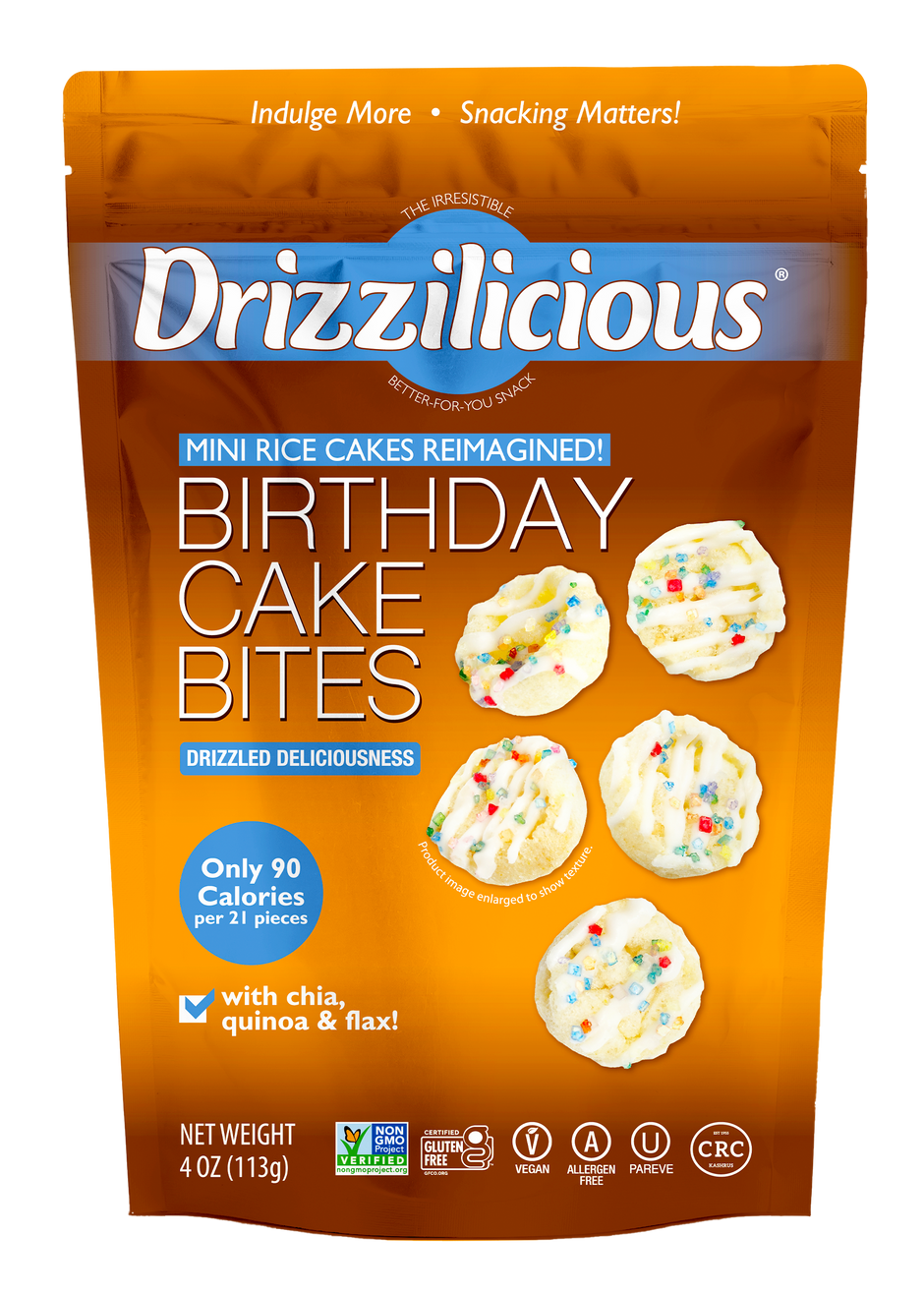 Mini rice cakes drizzilicious