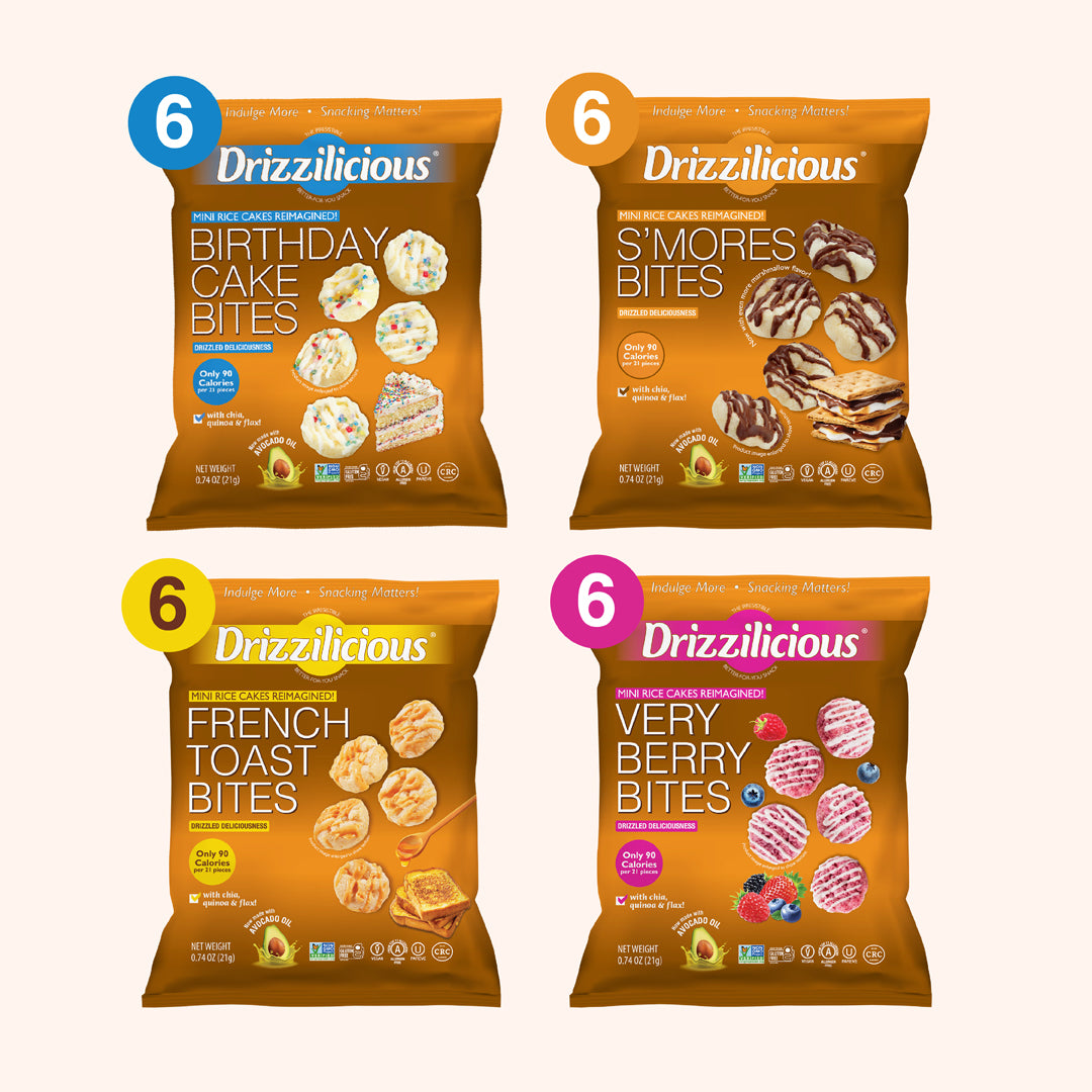 4 Flavor Variety [S'mores, Birthday, French Toast, Very Berry