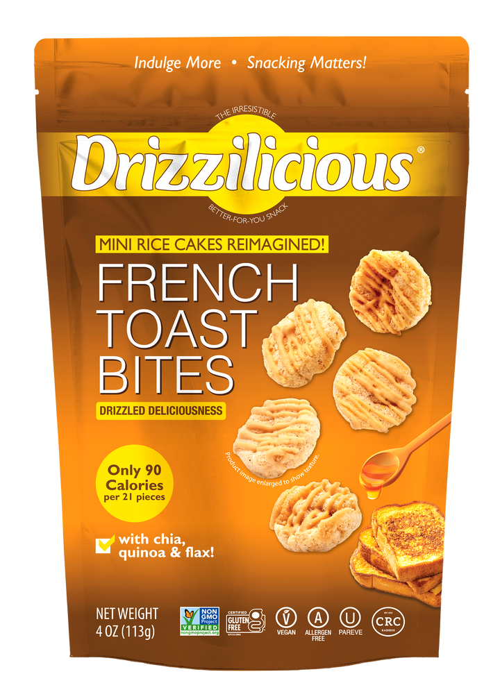 Mini rice cakes drizzilicious