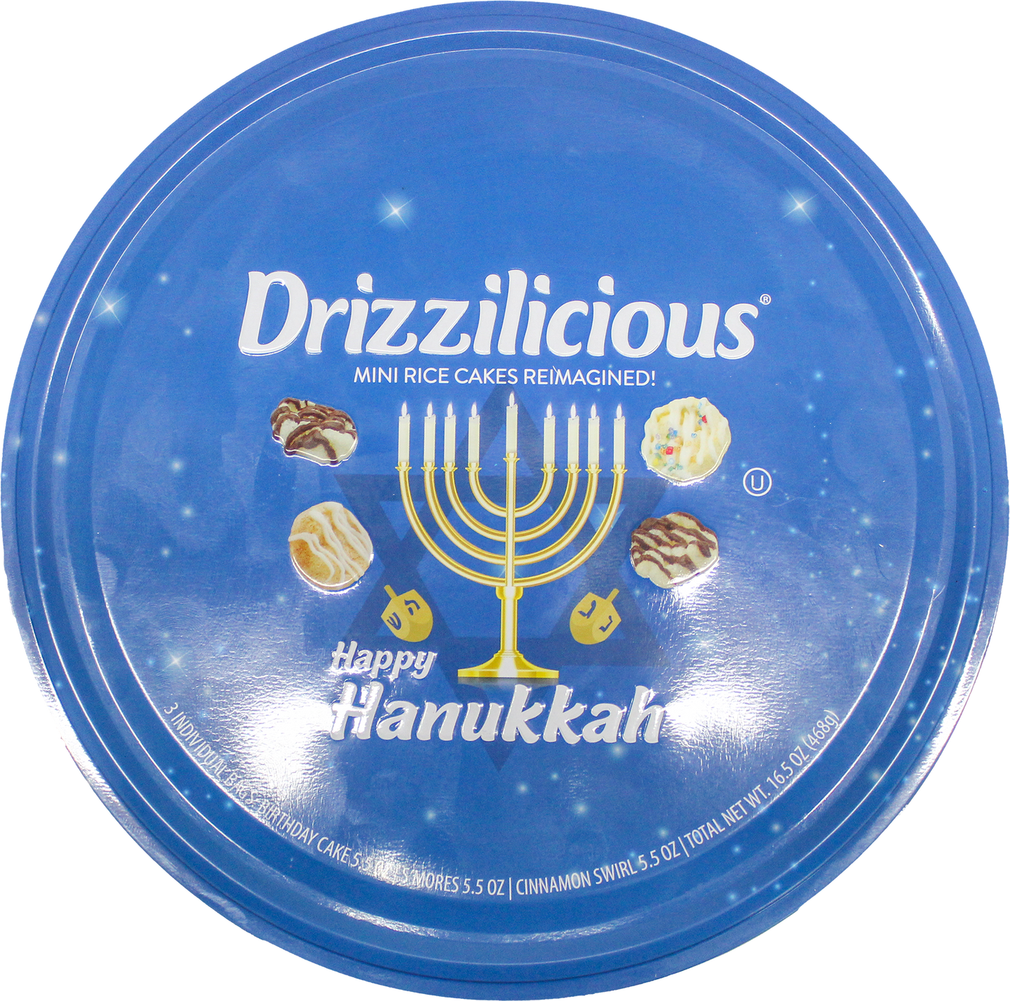 ❄️Holiday Special❄️ - 3 Flavor Hanukkah Tin! (S'mores, Cinnamon, Birthday Cake) 5.5oz Each