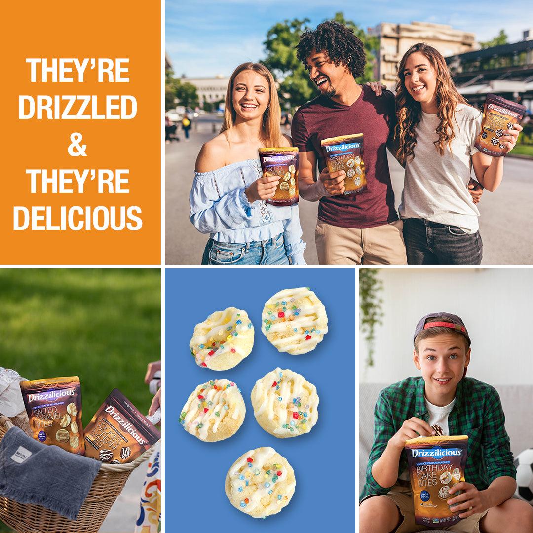 3 Flavor Variety [S'mores, Birthday, Cinnamon] .74oz – Drizzilicious