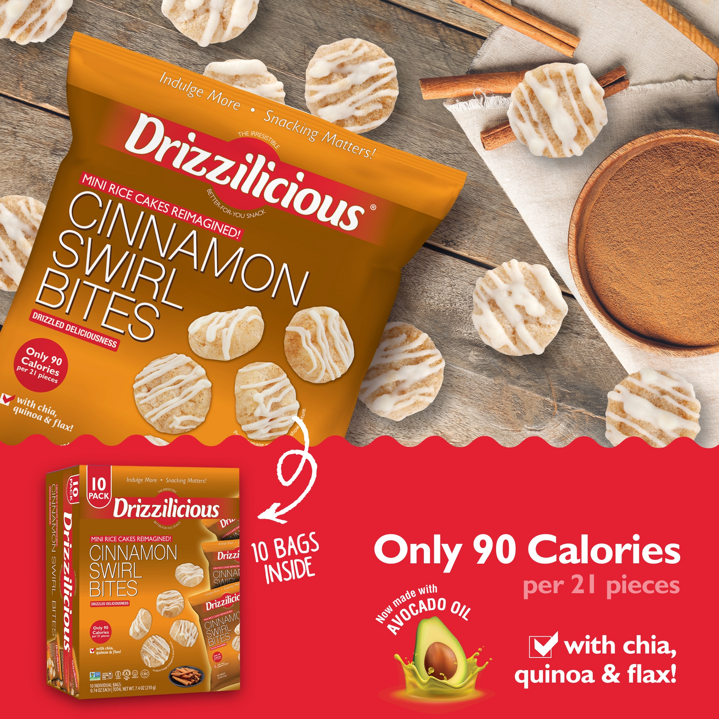 Cinnamon Swirl .74oz 10pk