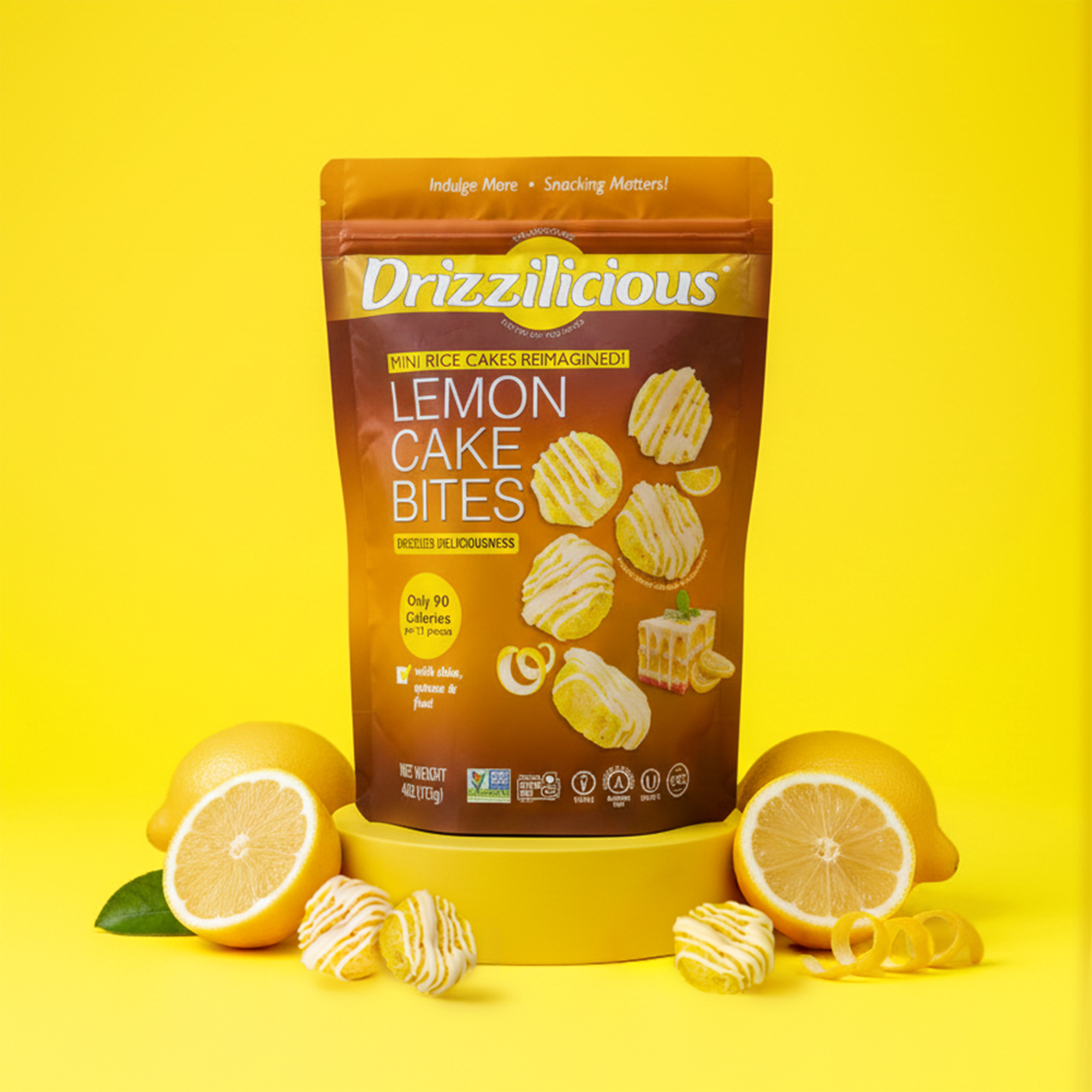 Drizzilicious Lemon Cake Bites (4oz)